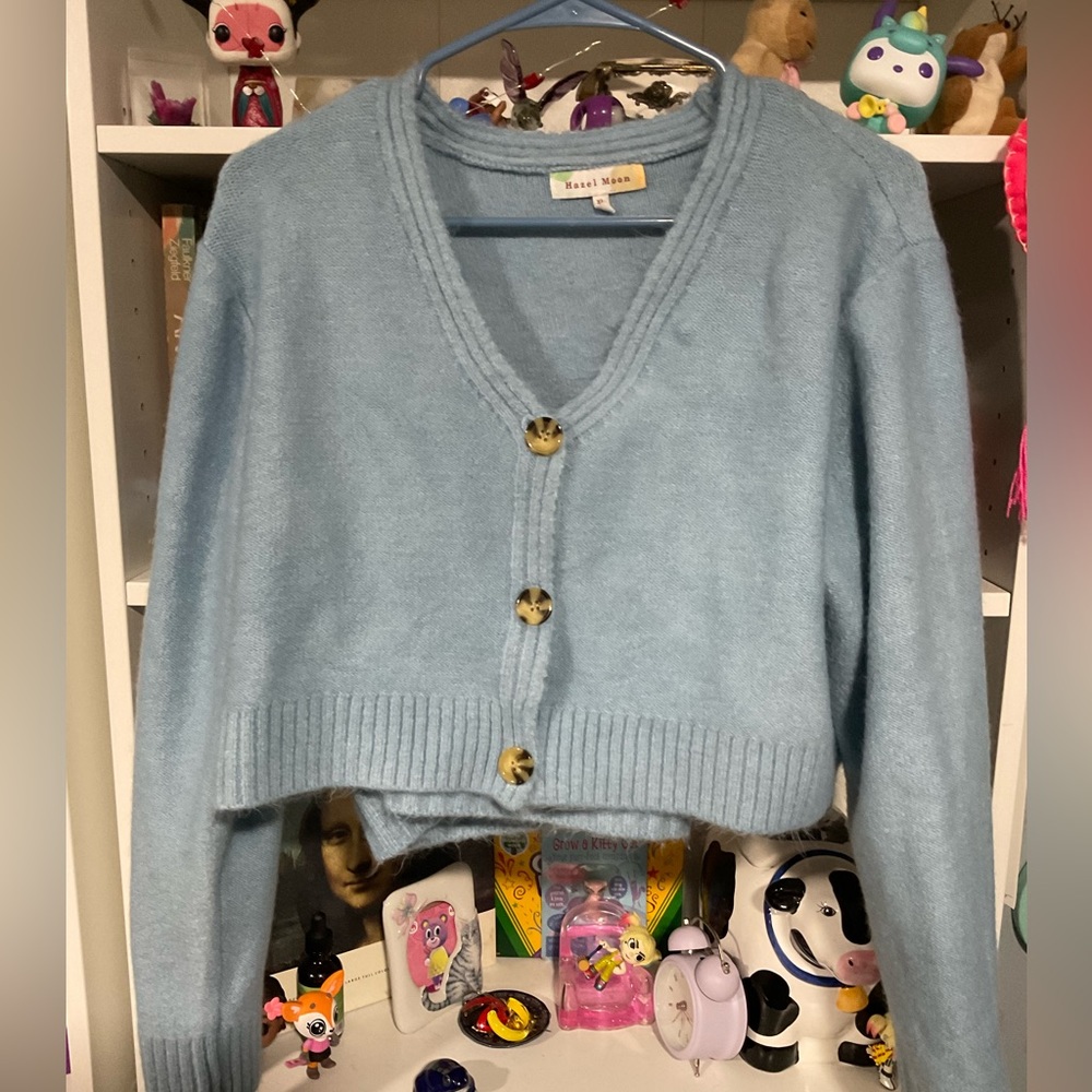 Cute 2 in 1 top and cardigan
